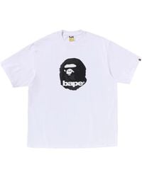 A Bathing Ape - Logo-print T-shirt - Lyst