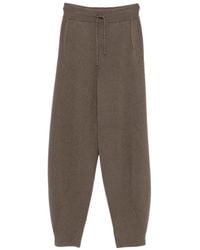 Panicale - Ribbed-Knit Drawstring Track Pants - Lyst