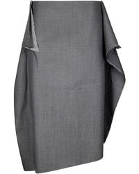 Niccolò Pasqualetti - Frayed Collage Midi Skirt - Lyst