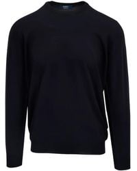 Fedeli - Jersey de lana con cuello redondo - Lyst