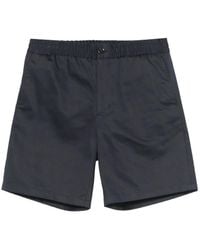 Ami Paris - Elasticated-Waist Cotton Shorts - Lyst