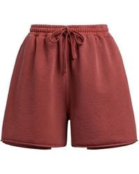 12 STOREEZ - Drawstring Terry Shorts - Lyst