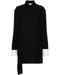 Plan C - Robe-Chemise À Coupe Courte - Lyst
