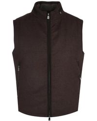 Corneliani - Zip Outdoor Waistcoat - Lyst