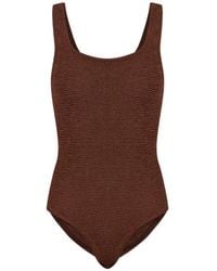 Hunza G - Square-Neck Swimsuit - Lyst