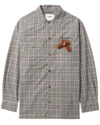 Doublet - 3d-detail Check Cotton Shirt - Lyst