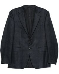 Canali - Checked Two-Button Blazer - Lyst