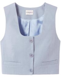 Claudie Pierlot - Square-Neck Buttoned Vest - Lyst