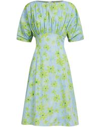 Marni - Kleid Mit Blumen-Print - Lyst