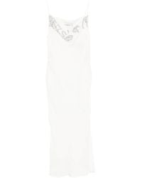 IRO - Slip Dress Midi Ophye Con Apliques - Lyst