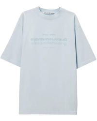 Alexander Wang - Short Sleeve T-Shirt W/ Mirror Logo - Lyst