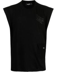 DSquared² - Logo-Print Fine-Knit Vest - Lyst