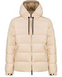 AFTER LABEL - Quilted-design Hooded Puffer Jacket - Lyst