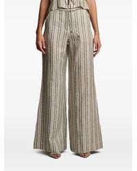 Hevron - Capri Striped Trousers - Lyst