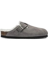 Birkenstock - Boston Shearling Mules - Lyst