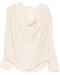 TOTEME - Blouse À Col Bénitier - Lyst