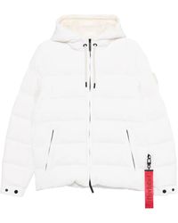 AFTER LABEL - フーデッド キルティングジャケット - Lyst