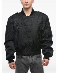 Off-White c/o Virgil Abloh - Arrows-Jacquard Bomber Jacket - Lyst