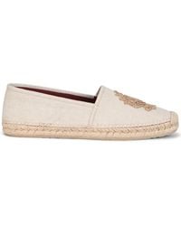 Dolce & Gabbana - Embroidered Canvas Boccaccio Espadrilles - Lyst