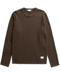 Norse Projects - Stevns Waffle-Knit T-Shirt - Lyst