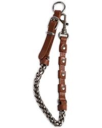 Miu Miu - Leather And Metal Key Ring Trick - Lyst
