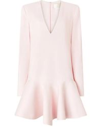 Genny - Kleid Mit V-Ausschnitt - Lyst