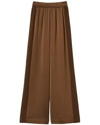 Twinset - Envers Satin Palazzo Trousers - Lyst