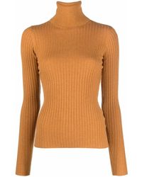Dodo Bar Or - Jersey de canalé con cuello vuelto - Lyst