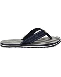 Tommy Hilfiger - Striped Flip Flops - Lyst