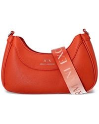 ARMANI EXCHANGE - Borsa A Spalla Con Logo Goffrato - Lyst