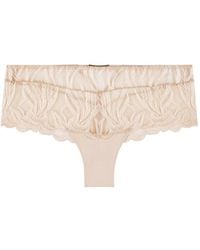 Aubade - Into The Groove Embroidered Briefs - Lyst