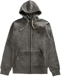 Polo Ralph Lauren - Cotton Zip-Up Hoodie - Lyst