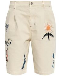 Munthe - Breyla Shorts Met Geborduurd Detail - Lyst