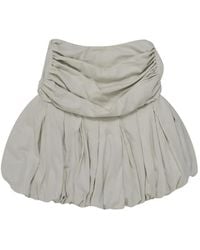 Renaissance Renaissance - Qajar J Ruched Mini Skirt - Lyst