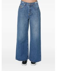 One Teaspoon - Love Machines Wide-Leg Jeans - Lyst