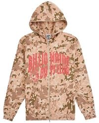 BBCICECREAM - Camouflage-Print Zip-Up Hoodie - Lyst
