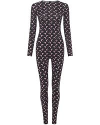 Marine Serre - Tuta Intera Con Stampa Luna - Lyst