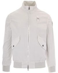 Blauer - Logo-Patch Zip-Up Jacket - Lyst