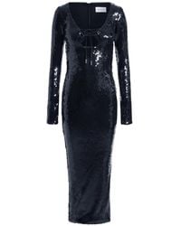 16Arlington - Solaria Sequinned Midi Dress - Lyst