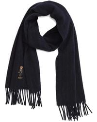 Polo Ralph Lauren - Holiday Polo Bear Striped Scarf - Lyst