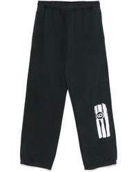 MM6 by Maison Martin Margiela - ナンバーモチーフ トラックパンツ - Lyst