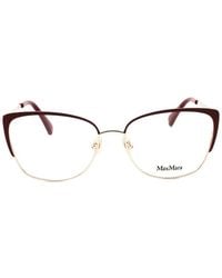 Max Mara - Cat-Eye Frame Glasses - Lyst
