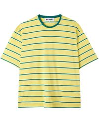 Sunnei - T-Shirt A Righe - Lyst