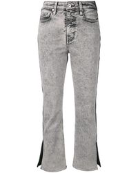 PROENZA SCHOULER WHITE LABEL Proenza Schouler PSWL Jeans in Colour-Block-Optik - Schwarz