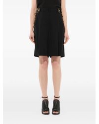 Givenchy - Button-Detail Pleated Shorts - Lyst