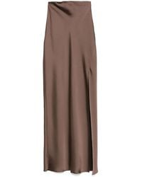 Patrizia Pepe - Satined Maxi Skirt - Lyst