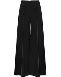 Marni Hose mit Kontrastnähten - Schwarz