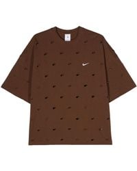 Nike - X Jacquemus Swoosh Cotton T-shirt - Lyst