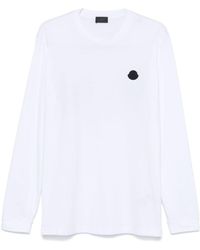 Moncler - Rubberised-Logo T-Shirt - Lyst