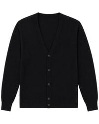 Emporio Armani - V-Neck Button-Up Cardigan - Lyst